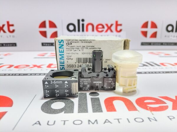 Siemens 3SB3-248-6BA70 illuminated indicator light complete unit