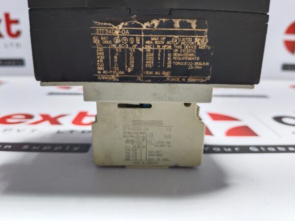 Siemens 3TF3400-0A contactor 3P|230V to 460V