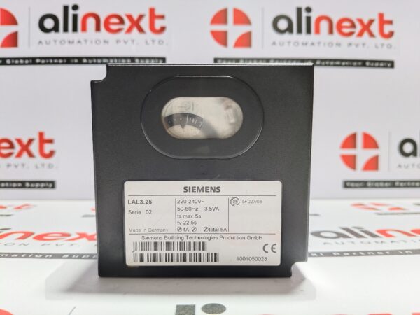 Siemens LAL3.25 oil burner sequence controller
