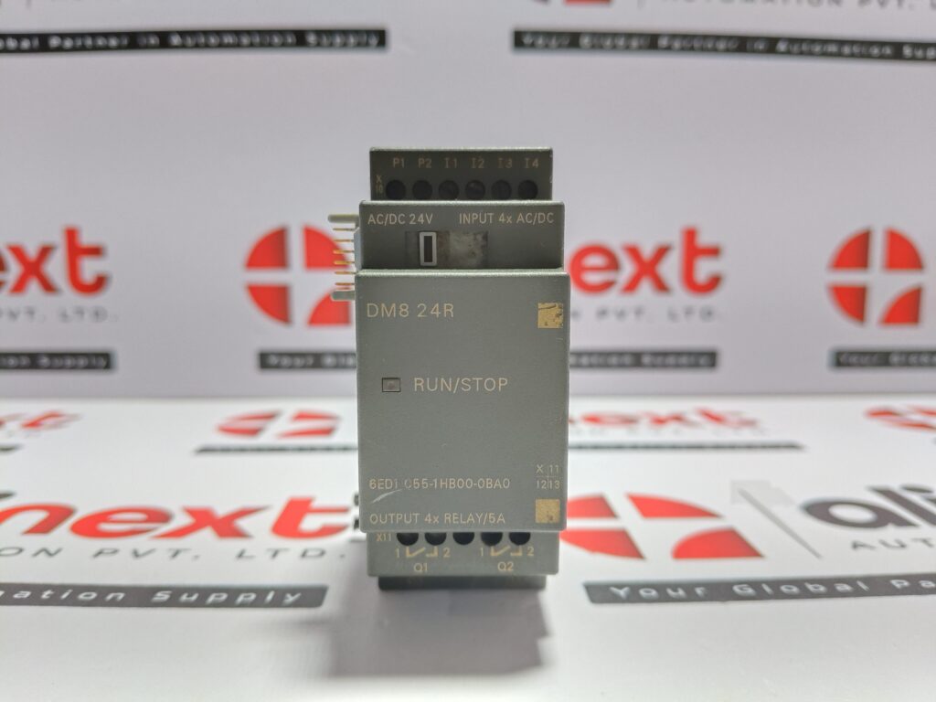 Siemens LOGO! DM8 24R expansion module 6ED1055-1HB00-0BA2 24A