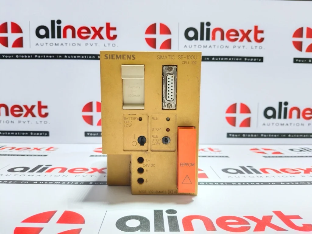 Siemens Simatic 6ES5 102-8MA02 Industrial automation control S5-100U / 24V DC