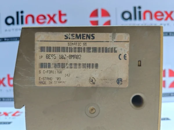 Siemens Simatic 6ES5 102-8MA02 Industrial automation control S5-100U / 24V DC