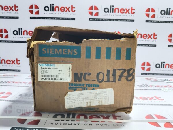 Siemens VL630Circuit Breaker 3VL5763-2DC36-0AE1 |630A