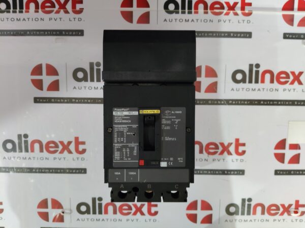 Square D HD 150 PowerPact HDA36100SACA molded case circuit breaker 100A|3P