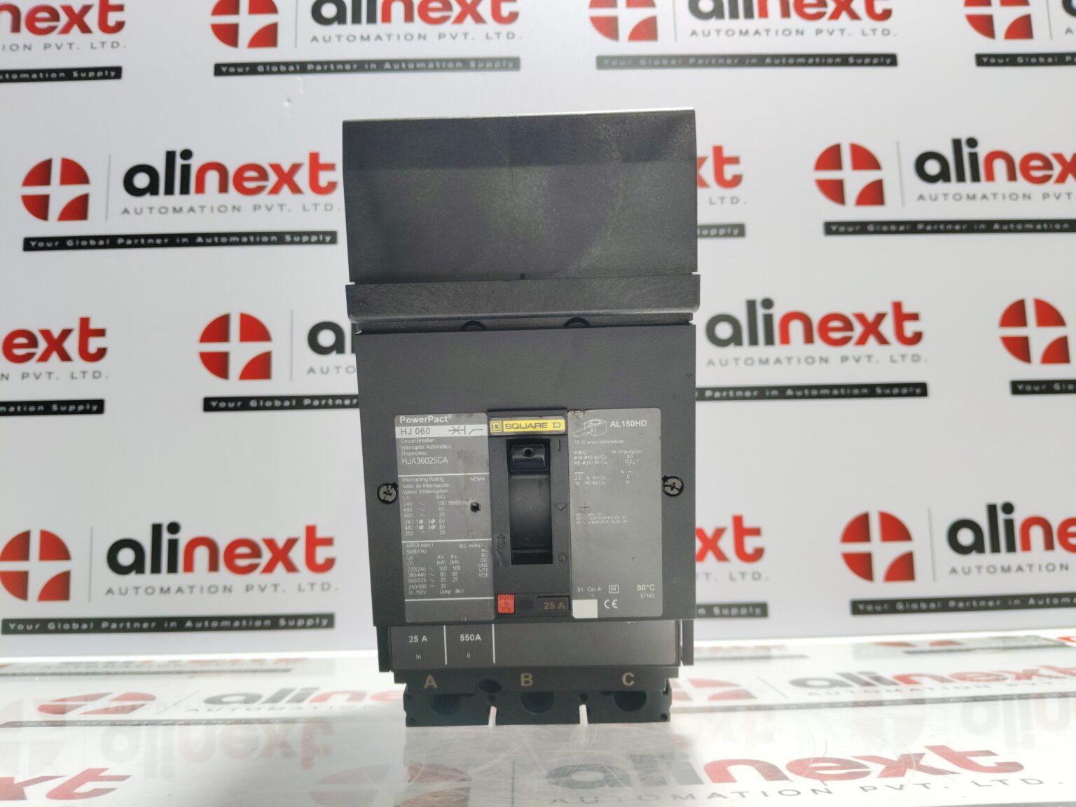 Automation Beaker Square D HJ 060 PowerPacT HJA36025CA circuit breaker 25A 3P ...