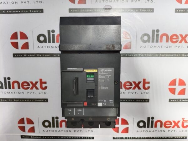 Square D PowerPact HJA36070CA H-frame molded case circuit breaker 70A|3P|600 VAC