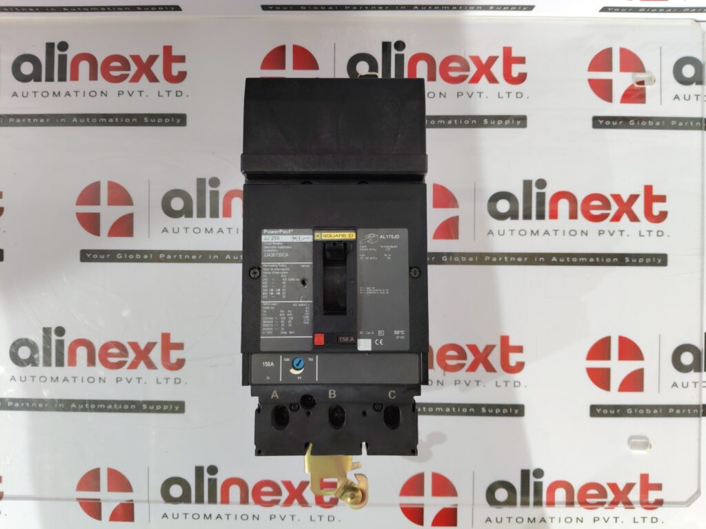 Square D PowerPact JJA36150CA J-frame molded case circuit breaker 150A|3P|240V