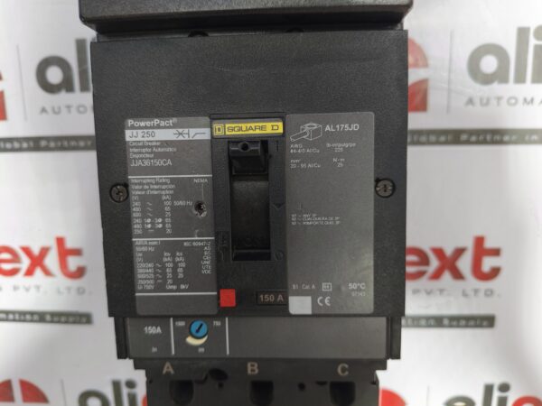 Square D PowerPact JJA36150CA J-frame molded case circuit breaker 150A|3P|240V
