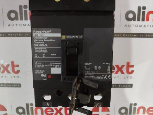 Square D PowerPact QDA32100CA circuit breaker 3P|50KA