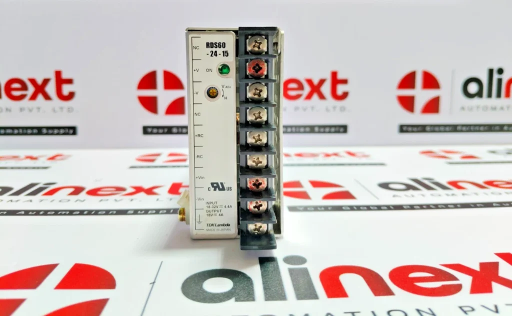 TDK Lambda RDS60-24-15 DIN rail mount DC-DC converter