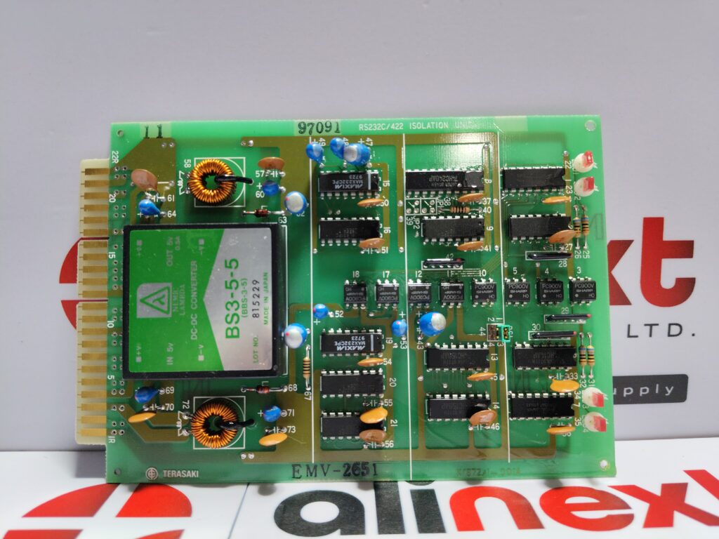 Terasaki EMV-2651 RS232C/422 isolation unit PCB card