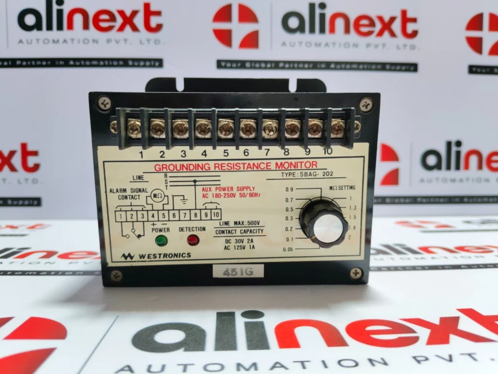 Westronics SBAG-202 Grounding Resistance Monitor 180-250V 50/60Hz max.500V