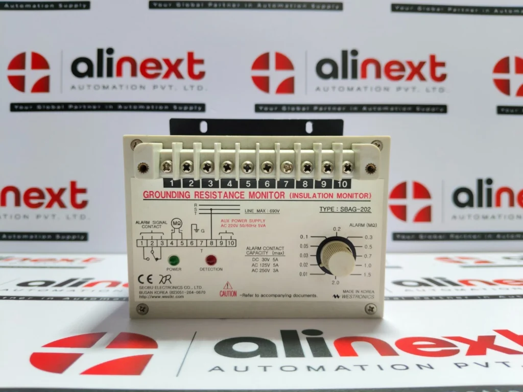 Westronics SBAG-202 Grounding Resistance Monitor 690V AC 220V 50/60Hz, 5VA