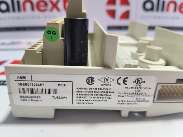 ABB 3BSE013234R1 PR:H TU830V1- Base Only USED | Tested | Working