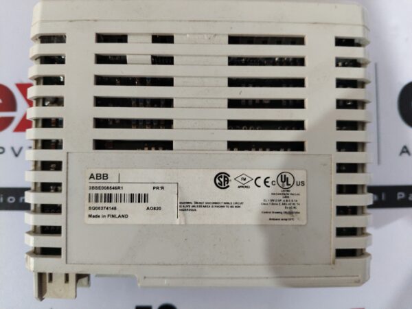 ABB BSE008546R1 PR: R A0820 Digital Output Relay module USED | Tested | Working