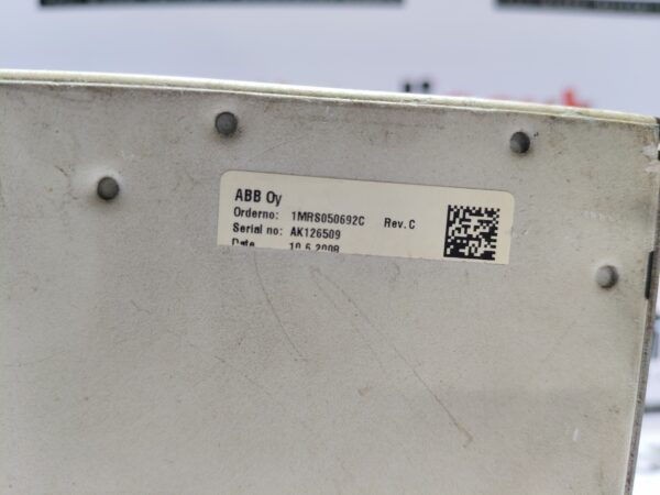 ABB REF 610 feeder protection relay AK126509