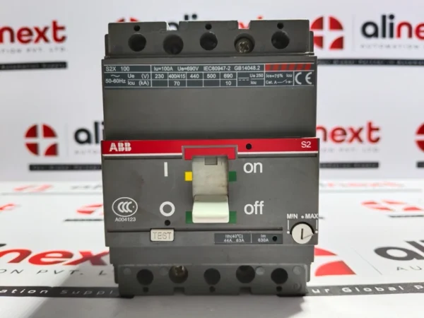 ABB S2X 100 molded case circuit breaker 690 V AC 50-60Hz