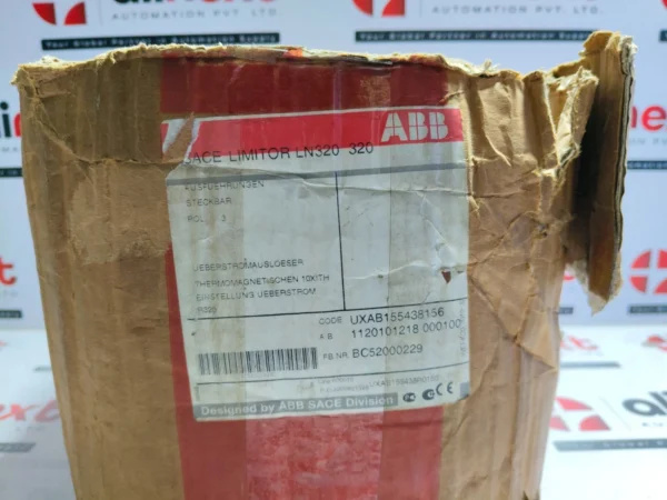  ABB SACE Limitor LN320 circuit breaker In=320A, Ue=690V Cat.A