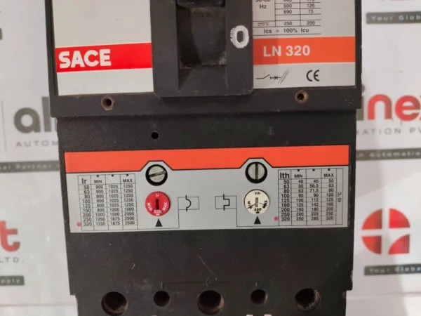  ABB SACE Limitor LN320 circuit breaker In=320A, Ue=690V Cat.A