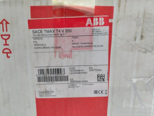 ABB SACE Tmax T4V 250 molded case circuit breaker