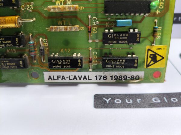 Alfa Laval 176 1989-80 PCB Card Saab KK 8592 040-11-2K USED | Tested | Working