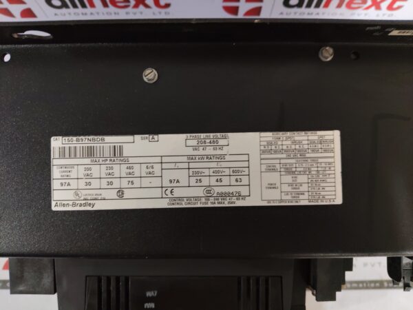 Allen-Bradley 150-B97NBDB SMC Dialog Plus soft starter