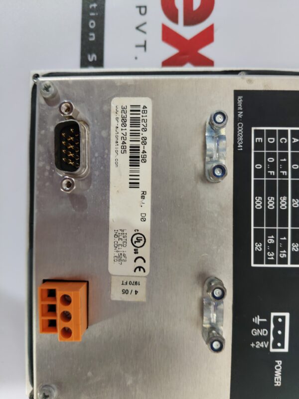 B&R Panelware Compact HMI 4B1270.00-490 Rev.D0