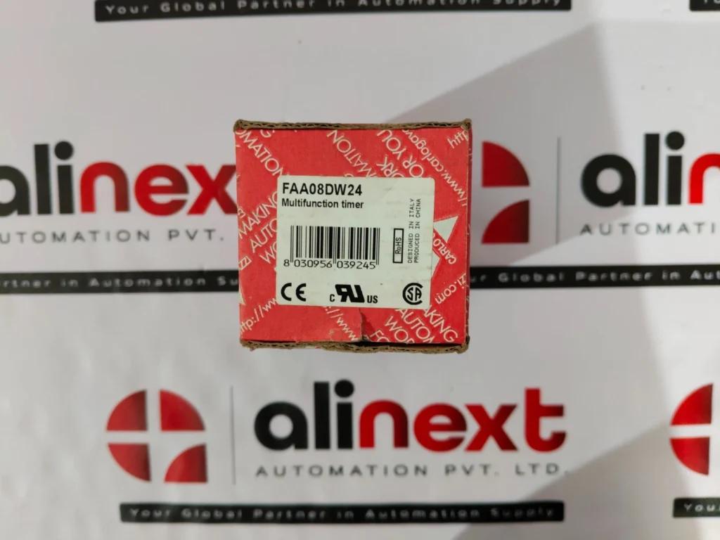 Carlo Gavazzi FAA08DW24 multifunction timer 12-240VAC 50-60Hz 2.5VA