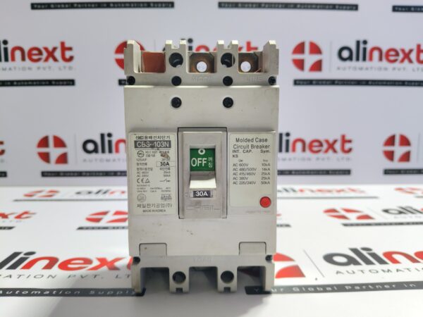 Cheil Electric CBS-103N 30A molded case circuit breaker USED | Tested | Working