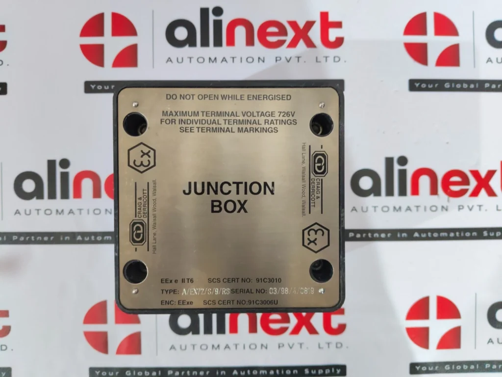 Craig & Derricott A/EX72/S/9/RS explosion-proof electrical junction box