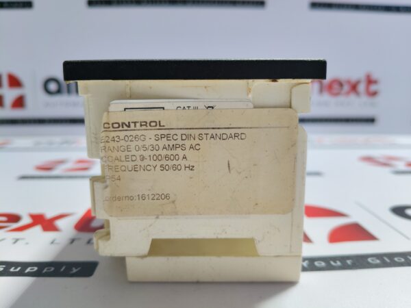 Crompton E243 DIN Standard panel ammeter USED | Tested | Working