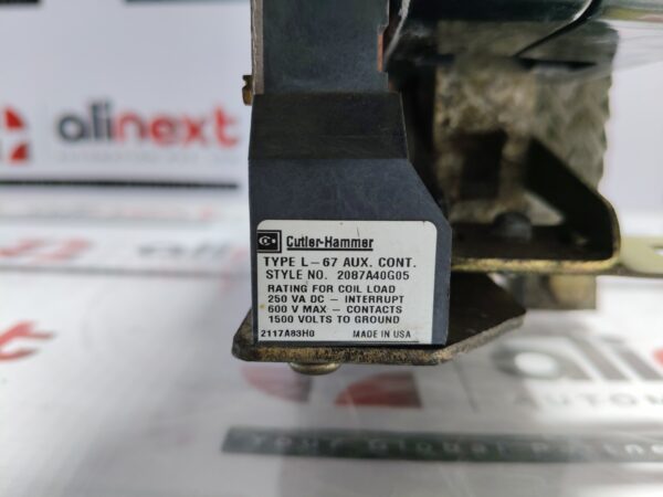 Cutler-Hammer 2120A07G13 DPM Contactor1250 A|1000 VDC