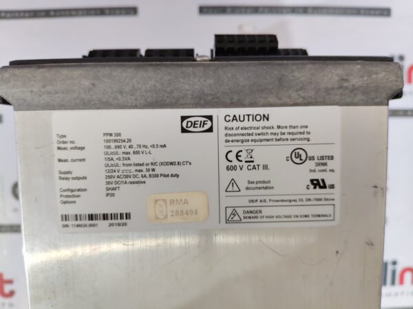 DEIF PPM 300 Multi-Line 300 Protection & Power Management Unit IP20