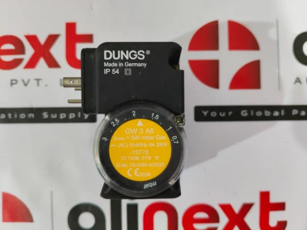Dungs GW 3 A6 pressure switch 250V 6A 50-60Hz