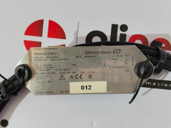 Endress+Hauser Waterpilot FMX21 hydrostatic level sensor