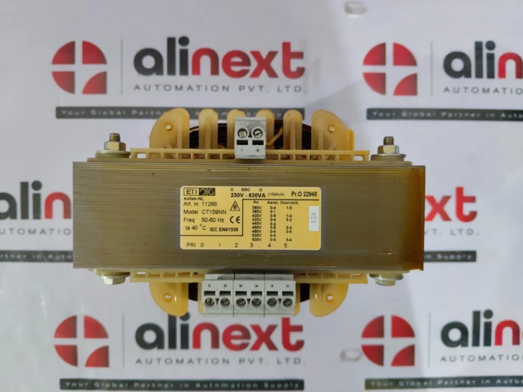 Eti Aalten-NL 11266 | CT159NN single-phase control transformer 230-630VA 50-60HZ