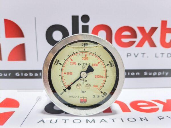 Framo 86132 Guage Pressure Type D712 Range 0/400 bar/psi