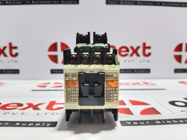 Fuji Electric SC-03 magnetic contactor 4NC0A0 20A|240V (crack)