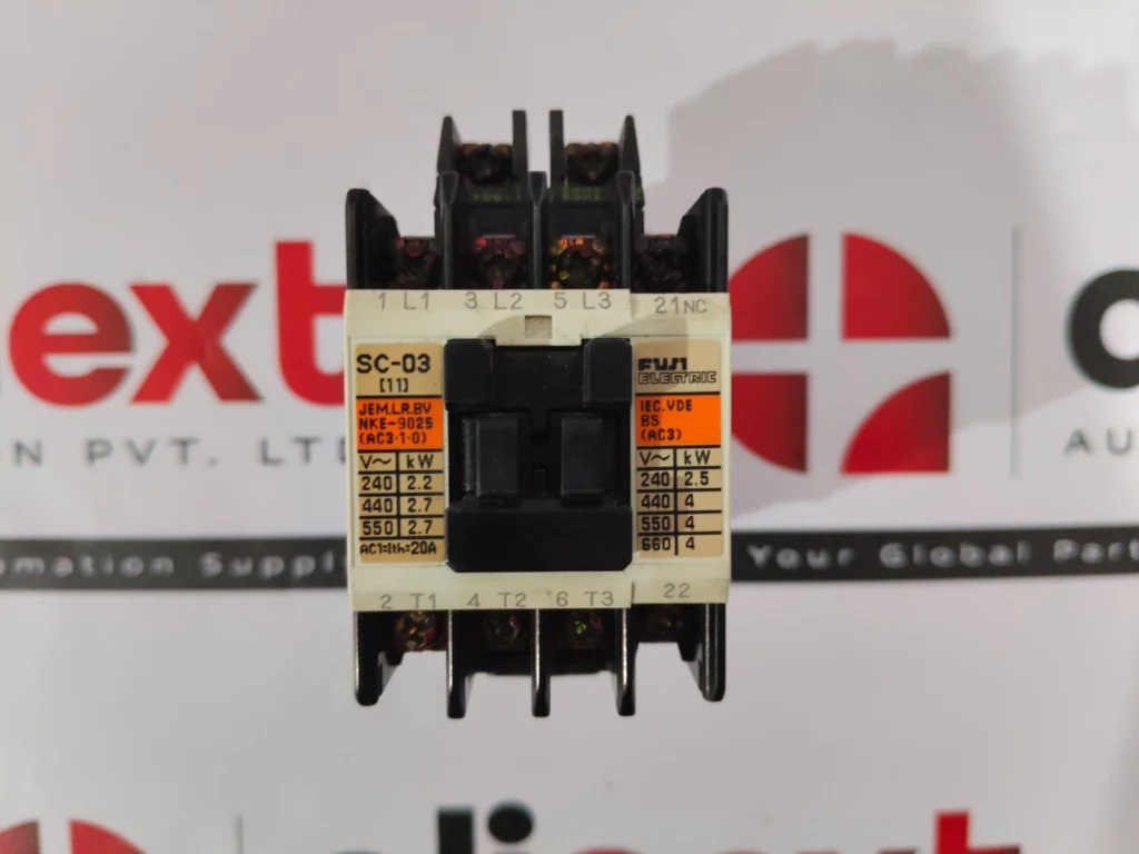 Fuji Electric SC-03(11) Contactor 4NC0A0 Coil 110V