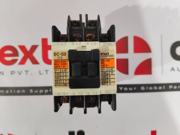Fuji Electric SC-03(11) Contactor 4NC0A0 Coil 110V