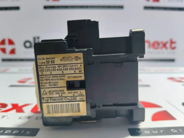 Fuji Electric SC-03(11) Contactor 4NC0A0 Coil 110V