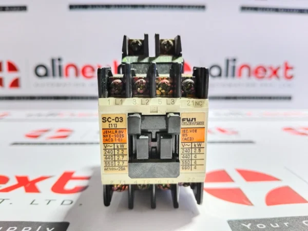 Fuji Electric SC-03(11) Contactor 4NC0A0 Coil 110V