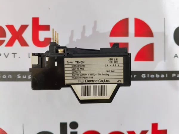 Fuji Electric TR-0N thermal overload relay 0.8 to 1.2 A Used | Tested | Working