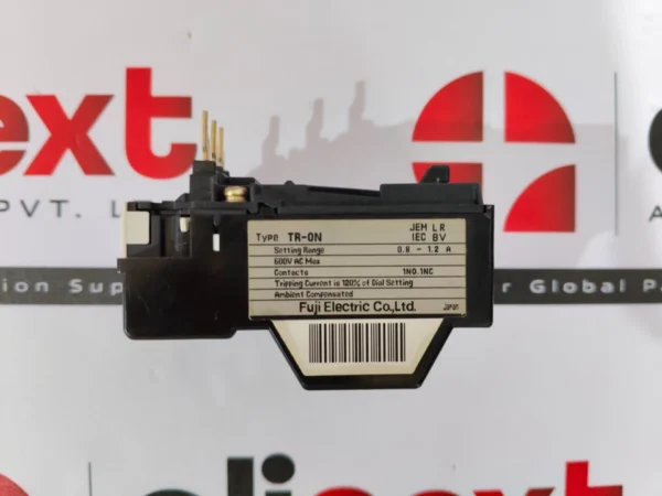 Fuji Electric TR-0N thermal overload relay 0.8 to 1.2 A Used | Tested | Working
