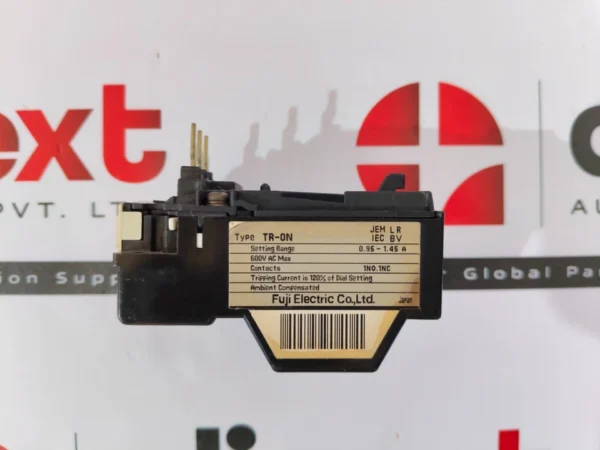Fuji Electric Type TR-0N thermal overload relay 0.95-1.45 A Used |Tested | Worki