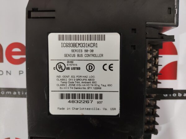 GE Fanuc IC693BEM331KCA1 Genius Communications Module USED | Tested | Working