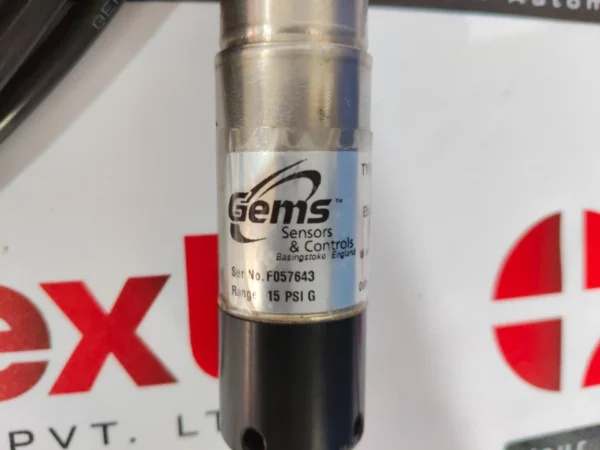 Gems Sensors 26ICBGF1519MGGB001 pressure transmitter 15 PSI G 4-20mA 7-25Vdc