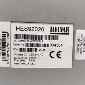 Helvar HE92020 lighting control module 240VAC|20A
