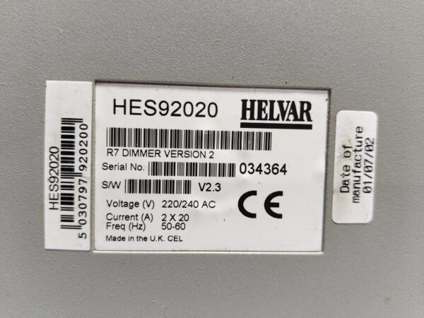 Helvar HE92020 lighting control module 240VAC|20A