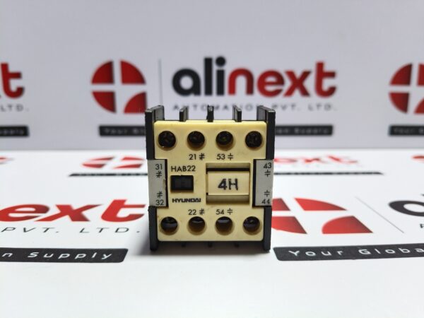 Hyundai HAB22 auxiliary contact block 750V AC|16A